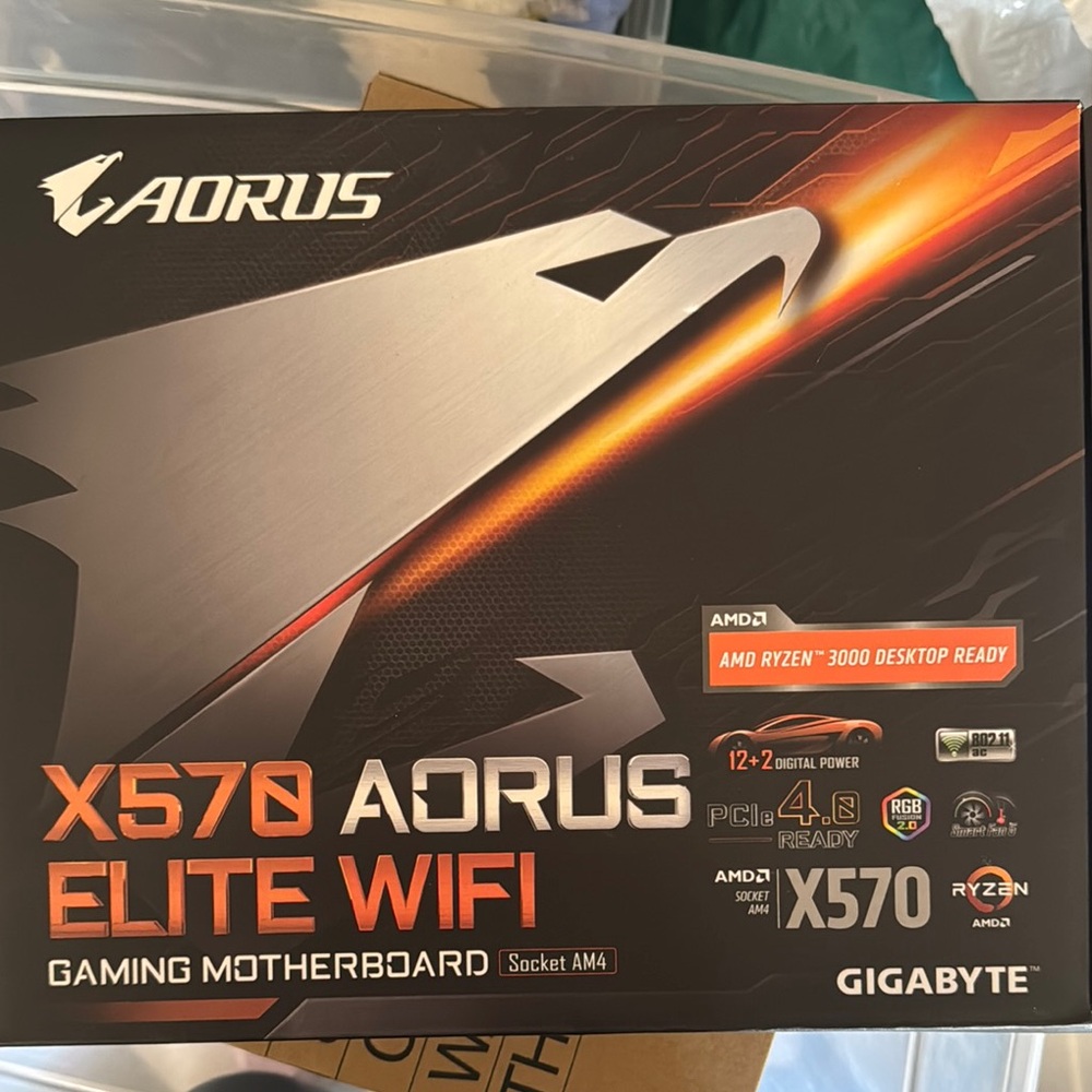 GIGABYTE Black Internal Components High-Performance Motherboard